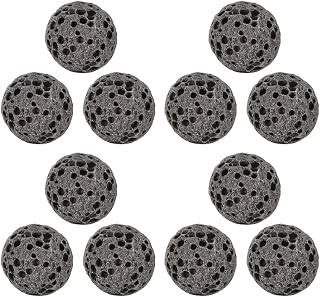 33pcs Volcanic Rock Aromatherapy Diffuser Stones Black Essential Oil Beads DIY Loose Beads Car Scent Accessory for Vehicle Interior Decoration