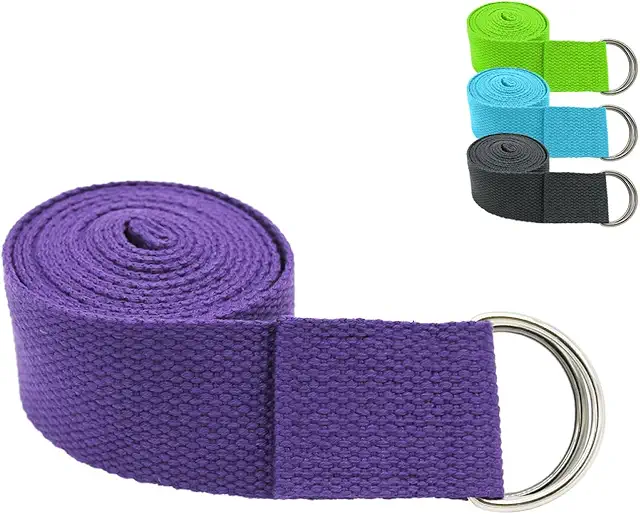 Sangle de Yoga Vivezen 183 cm - 4 Coloris - Accessoire Yoga Réglable