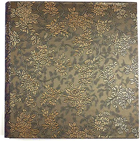 Kinsorcai Large Capacity Premium Photo Album, 660 Pockets Family Photo Album, Holds 4"×6" Photographs, Deluxe Wedding Photo Album with Grapewine Cover(Bronze)