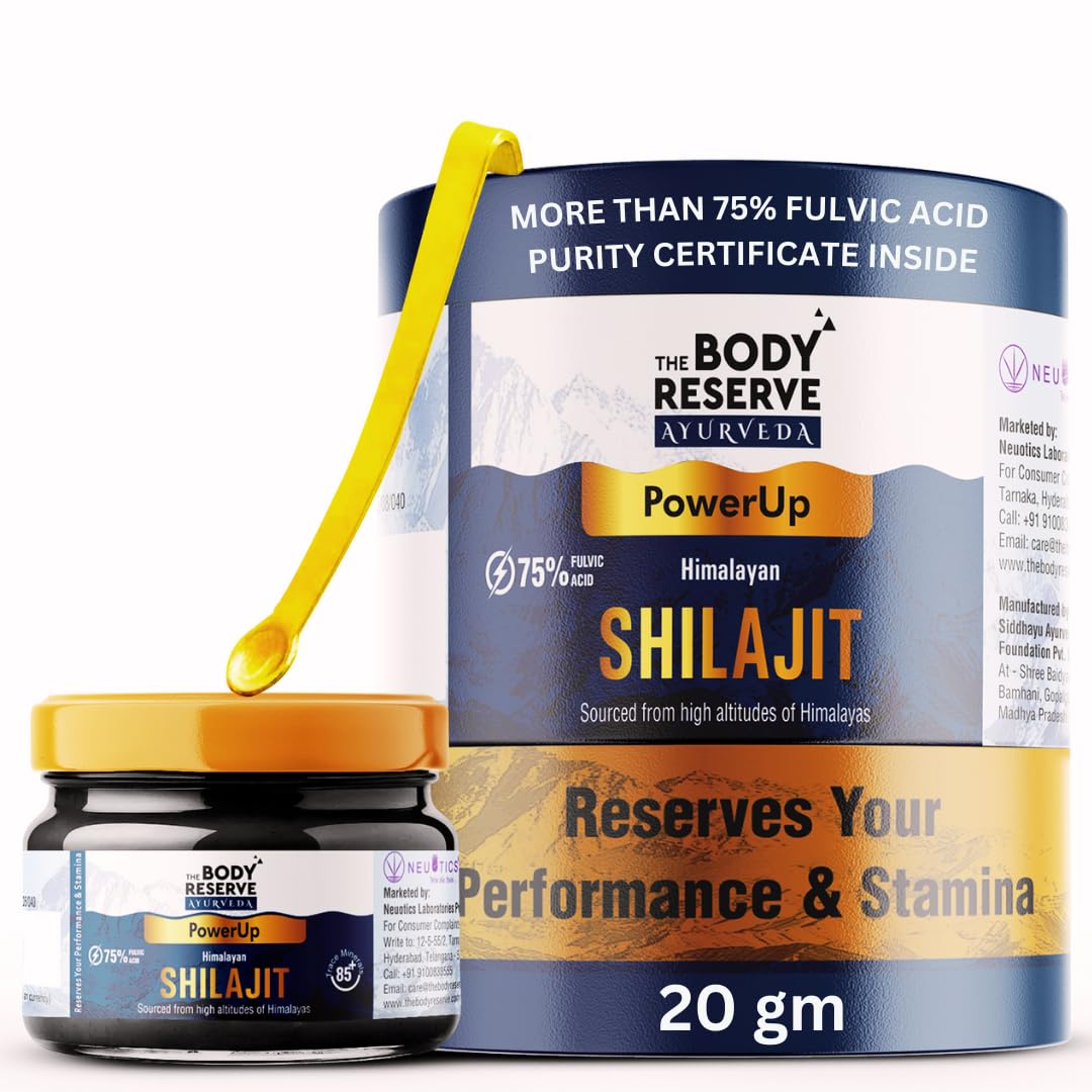 The Body Reserve Shilajit For Men 20g 500mg/Serving 40 Servings