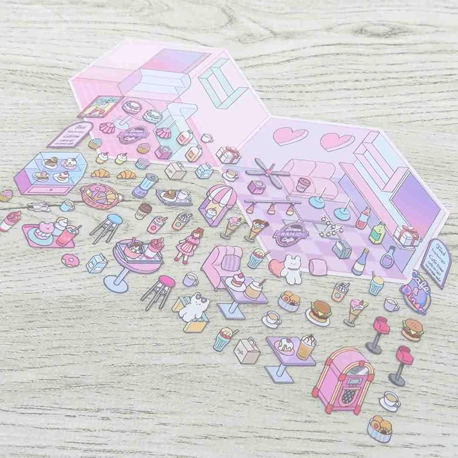 Amazon | カミオジャパン ステッカー チイサナセカイシール