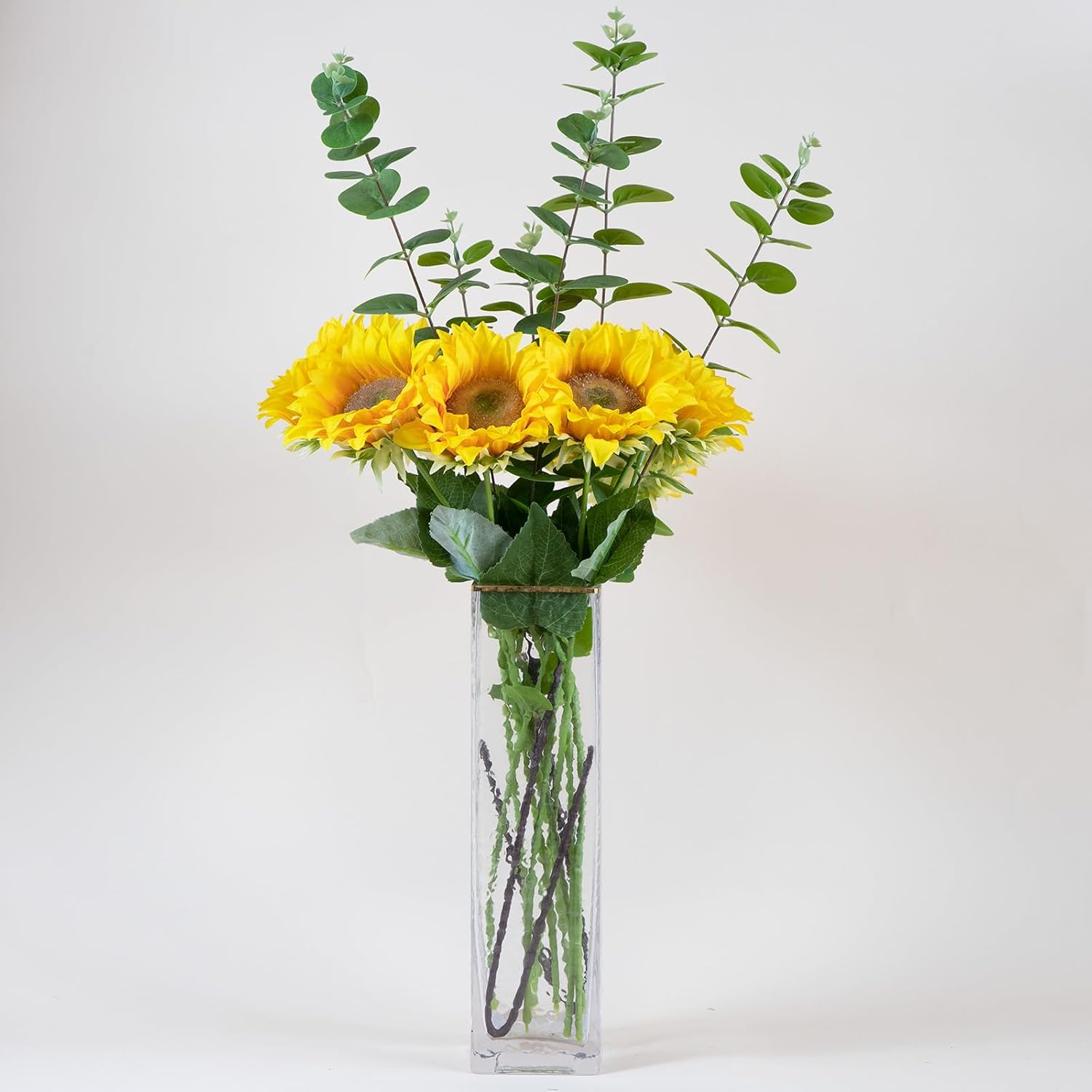 Sunflowers Artificial Flowers with Golden Yellow Long Stem Artificial Flower 10 Pcs for Home Decoration,Wedding Arrangement, Sunday Flower Arrangement(Golden Yellow) - Image 7