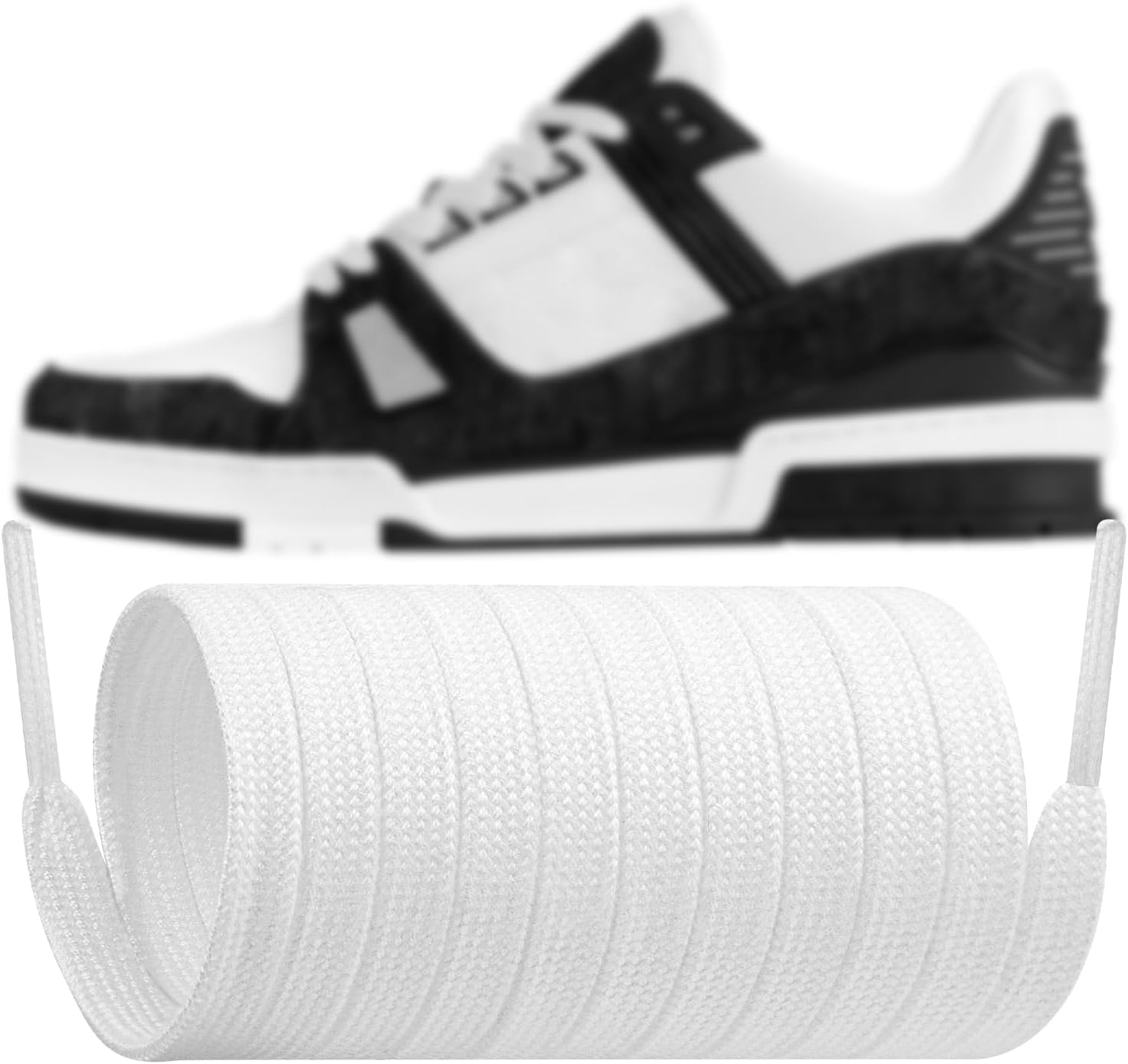 Endoto Shoelaces for LV Louis Vuitton Flat Shoe Laces Replacement Men Women Sneakers Shoes Strings