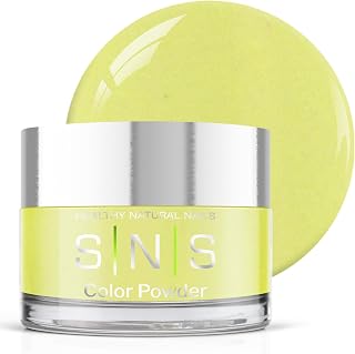 SNS Nail Dip Powder Colors, Gelous Color Dipping Powder - Fern Gully (Yellow Cream) - Long-Lasting Dip Nail Colors for Healthier Nail Beds - Low-Odor Nail Color for Professionals & Home DIY - 0.5 oz