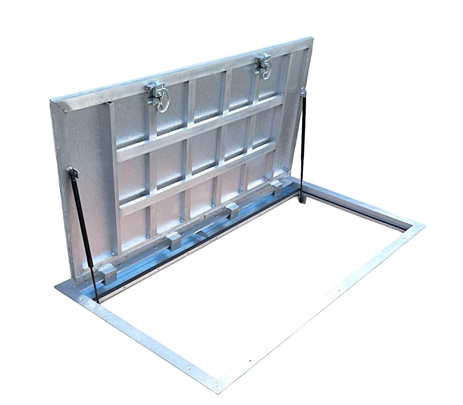 Coperchio Botola Alluminio 700 mm x 1600 mm Thermo Max 4 Guarnizione a quattro lati Porta Pavimento Chiusino Sigillo Portello ispezione Botola ispezione
