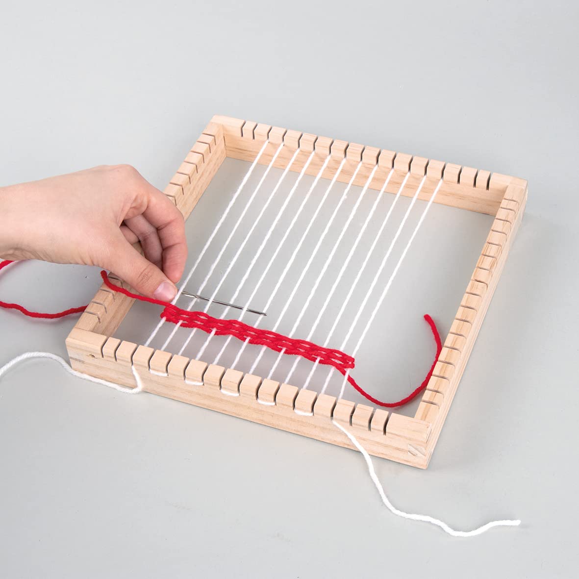 MICKI Cadre à Tisser Pour Enfants - Cadre à Tisser Avec Fil Et Aiguille à Tisser - Kit
