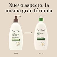 Vista 2 de Aveeno – Loción Corporal Hidratante Diaria con Avena Calmante y Ricos Emolientes para Nutrir la Piel Seca