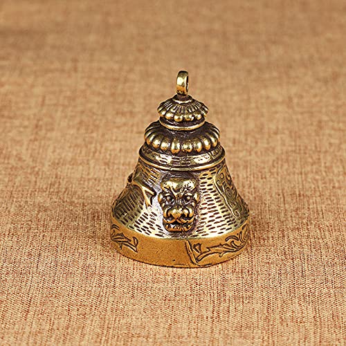 WOTZOV Decor Figurine Statue Brass Statue Miniature Pure Cop