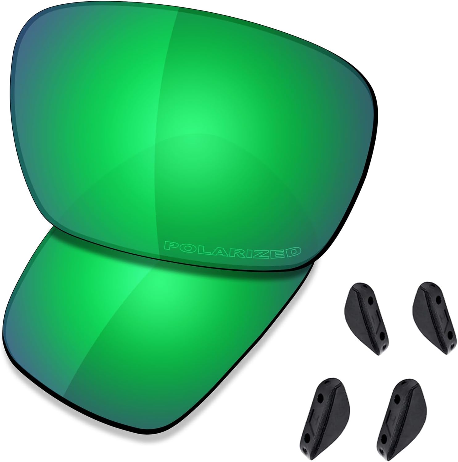 SAUCER Premium Replacement Lenses & Nosepads for Oakley Badman OO6020 60MM Sunglasses