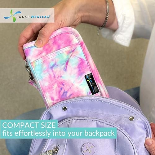 Vista 66 de Sugar Medical Estuche de suministro para diabetes Bolsa de viaje para suministros médicos Organizador de medidor de glucosa Productos