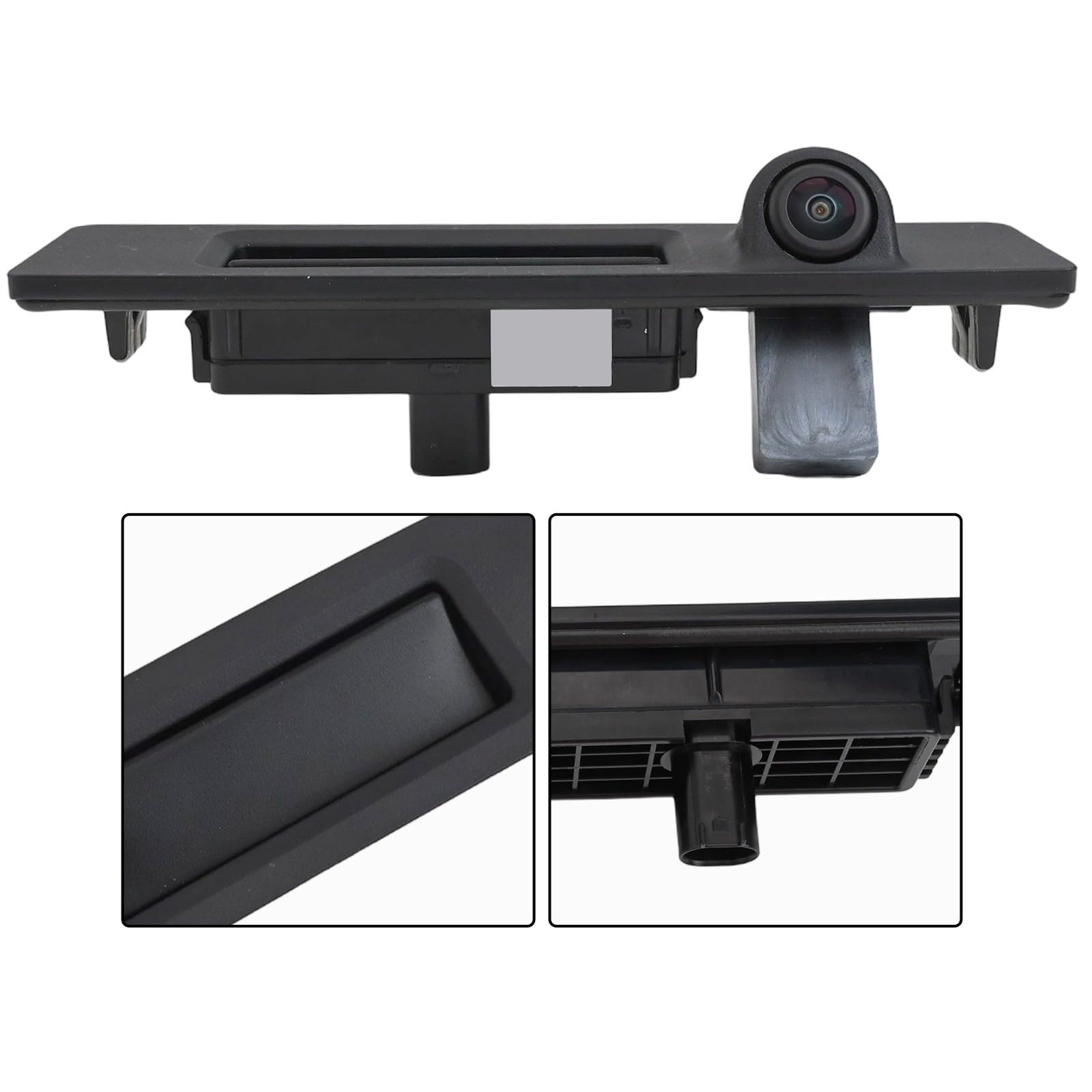 Mango de liberación de portón trasero, cámara de respaldo, para Tesla Model 3 Y 2017-2022, OEM 109594900E, interruptor trasero ABS negro