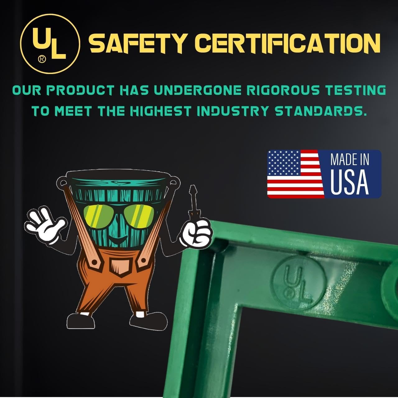 3/8" Single Gang Outlet Box Extenders, UL Listed, Electrical Box Extender for Outlets & Switches, Pack of 3 - Image 6