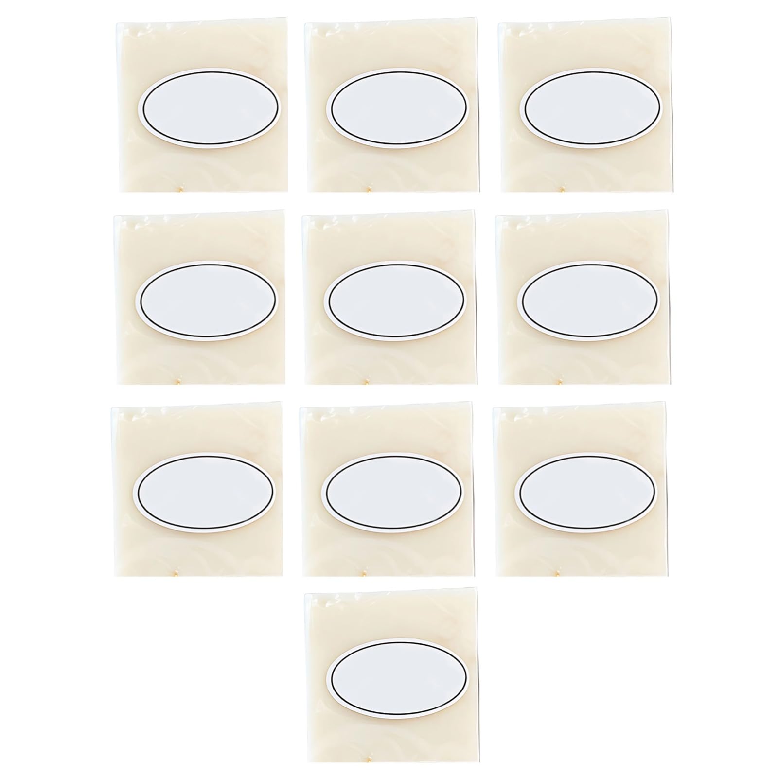 Lot de 10 savons au riz faits main, avec huiles essentielles, savon visage et bain, effet éclaircissant naturel, format voyage, emballage individuel, 5,5 x 5 cm