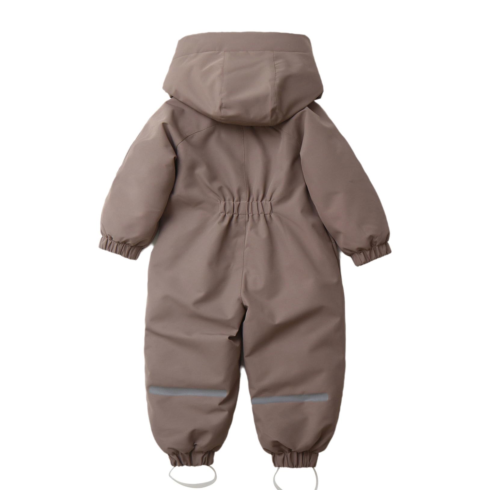 Choomomo Baby Jungen Mädchen Schneeanzug Warm Strampelanzug mit Kapuze Langarm Fleece Gefütterte Jumpsuit Wasserdicht Gr. 68-98