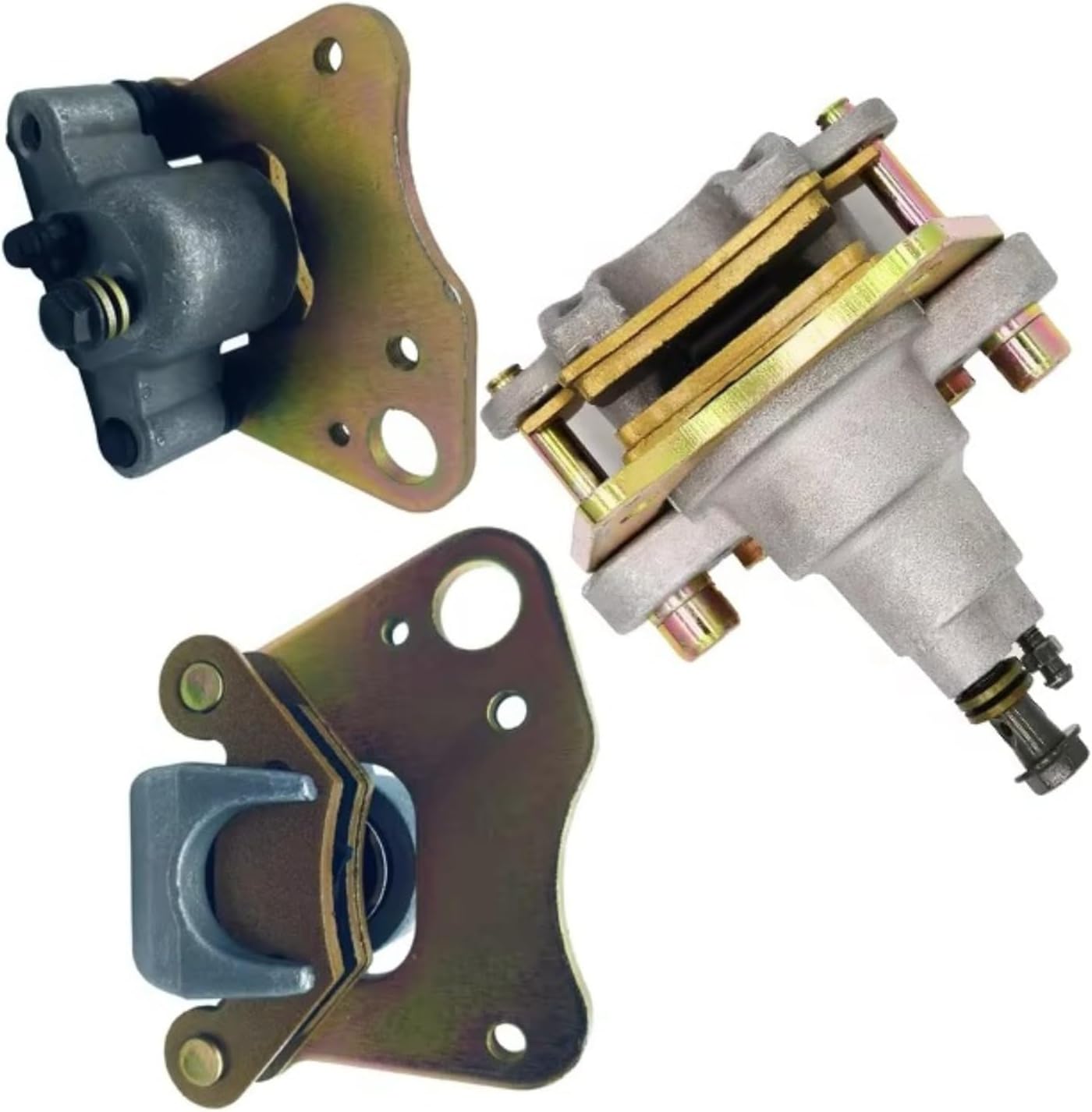 Front Rear Brake Calipers Set 1911540 1911541 1911075 KQ-62 Fits for Polaris 500 570 800