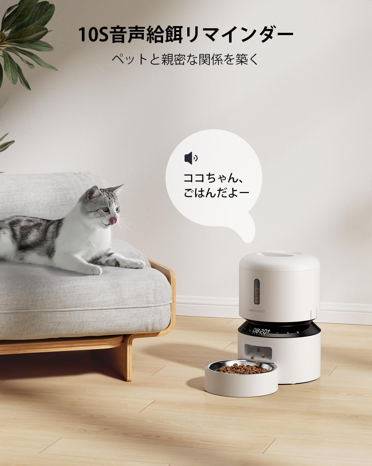 自動給餌器 猫 中小型犬用 定時定量 ツイストロック式蓋 水洗い可能 ブラック Amazon | PETLIBRO 自動給餌器 猫 中小型犬用 定時定量 1日6食 自動餌