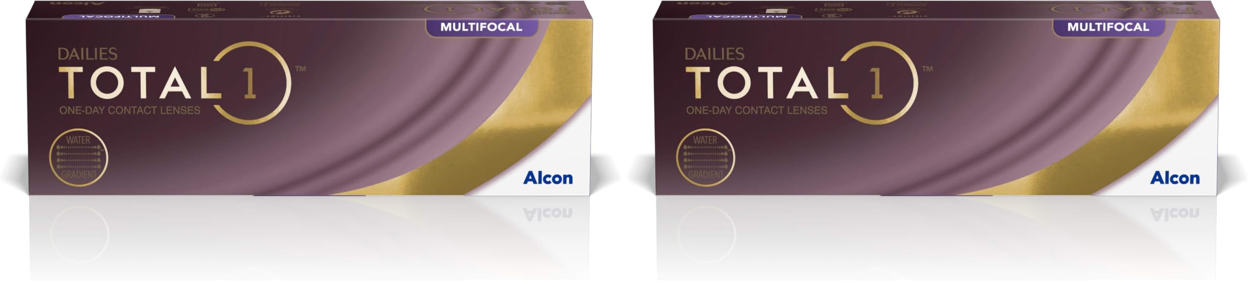 Dailies Total 1 Multifocal Tageslinsen weich | 30 Stück | BC 8.5 mm | DIA 14.1 mm | ADD LOW | +01.50 Dioptrien (Packung mit 2)