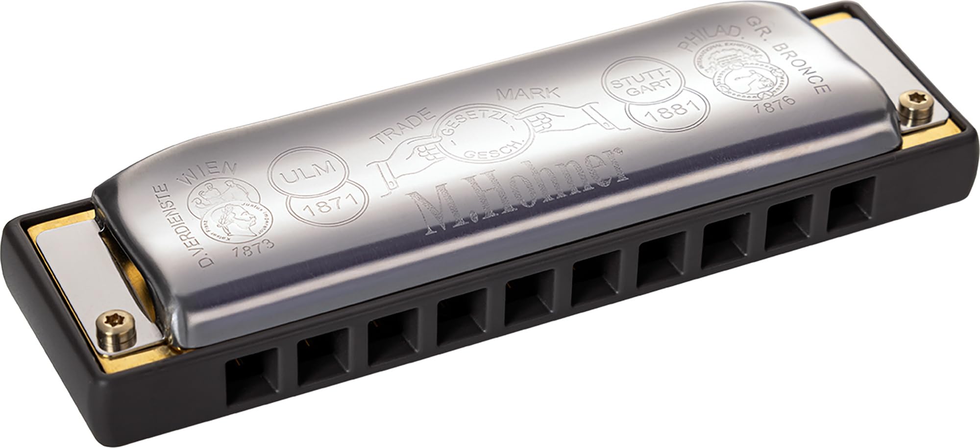 Harmonica HOHNER Rocket En Ré (D) - Son Puissant, Confort De Jeu - Pour Rock, Blues, Country