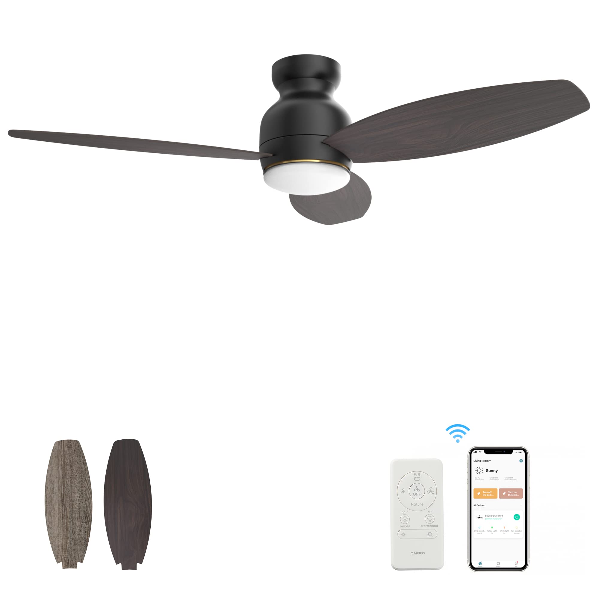 DC 10 Speeds Smart Ceiling Fan 