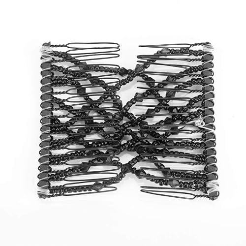 Miniatura 5 de Peines mágicos, peine elástico retro para mujeres con peine para el cabello, herramientas para el cabello, peine mágico para el cabello (C)