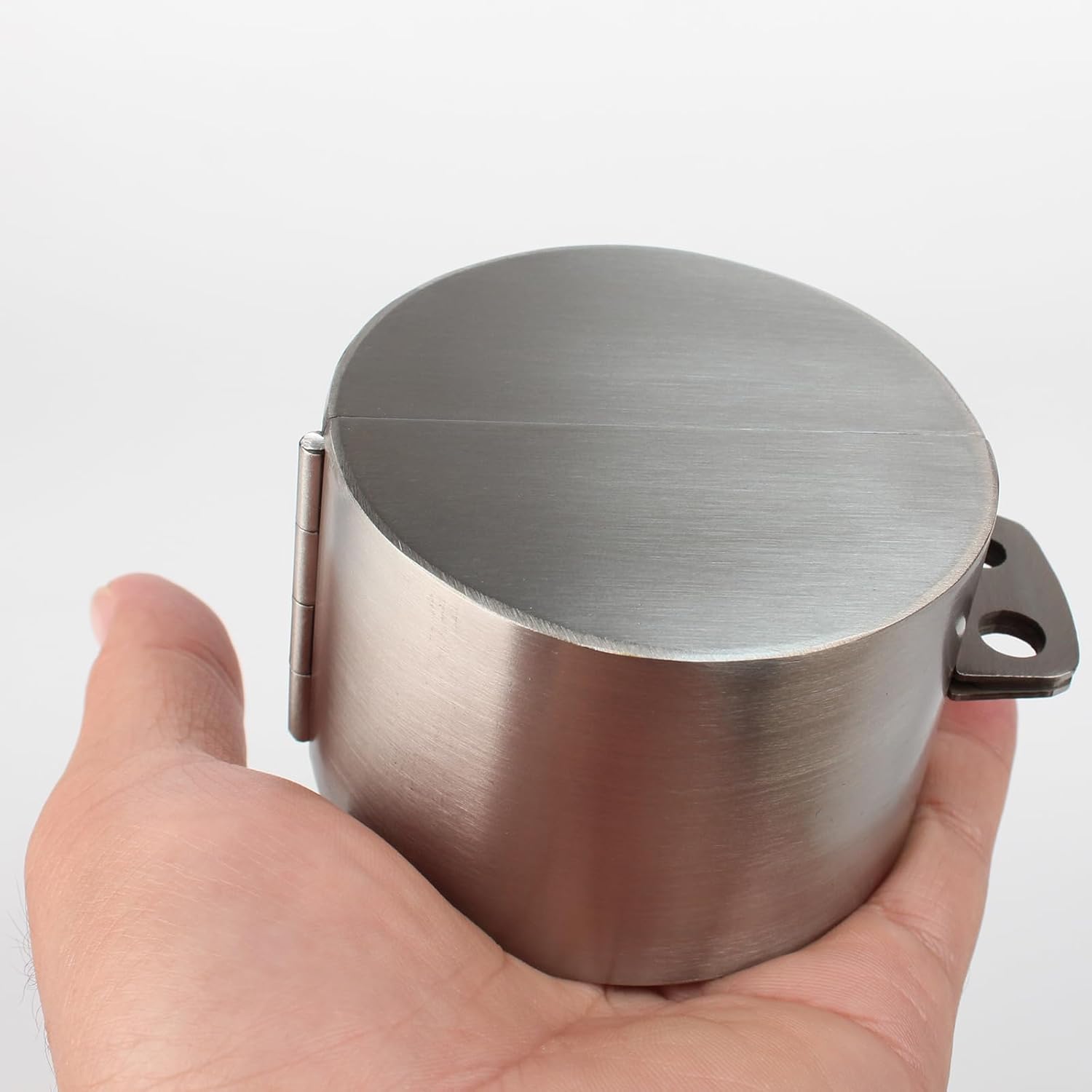 Doorknob Lock Cover, Door Knob Lockout Device, Cover for Disabling the Door Handle, Preventing Rotation of the Door Knob and Access to the Keyhole,Suitable for Round Doorknob,Stainless Steel
