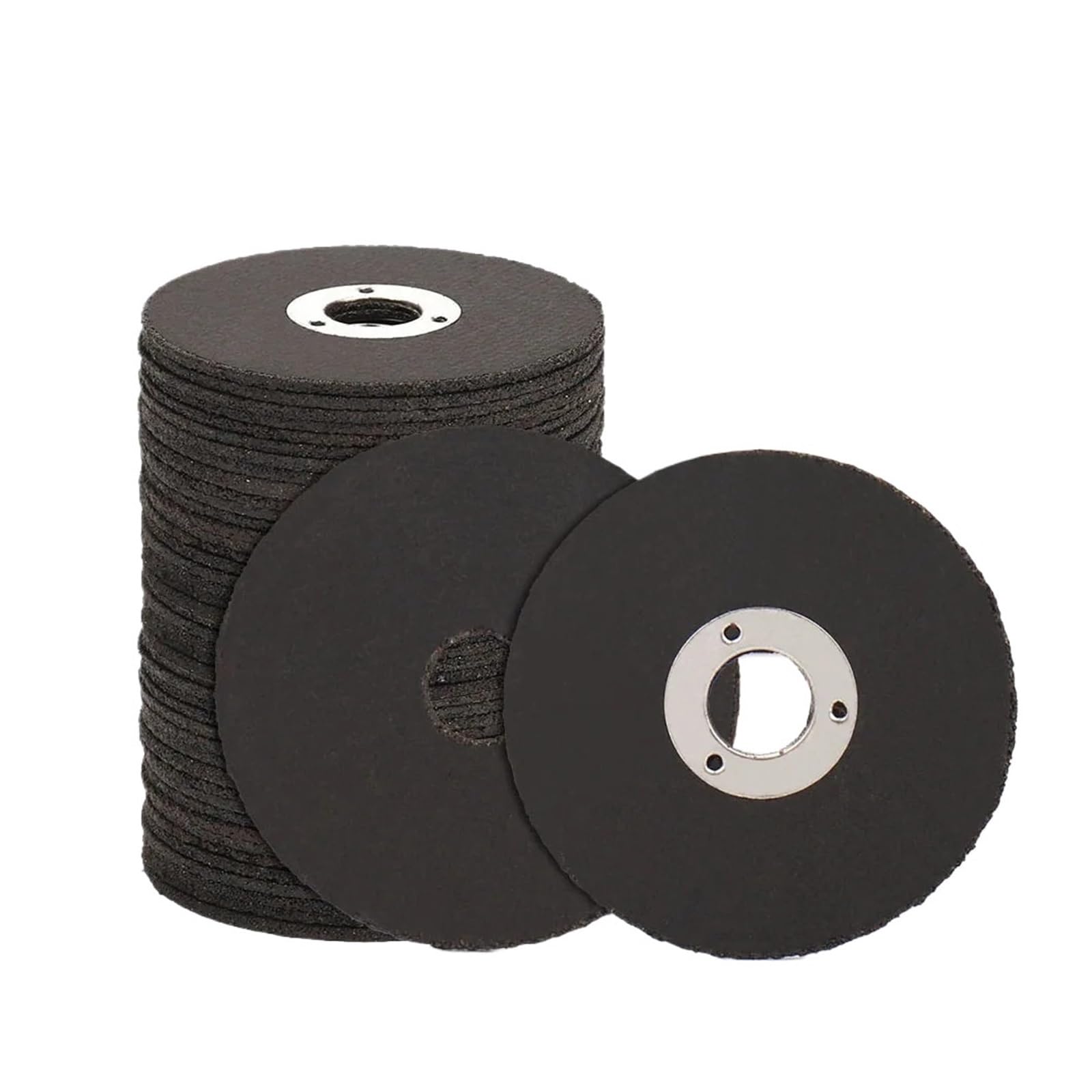 Muela abrasiva Amoladora Angular Pulir Discos de Corte de Acero Inoxidable de 2 Pulgadas, Discos de Corte, Discos de Lijado y amolado, Hojas de Sierra Circular de Fibra, 5-100 Unidades(100Pcs)