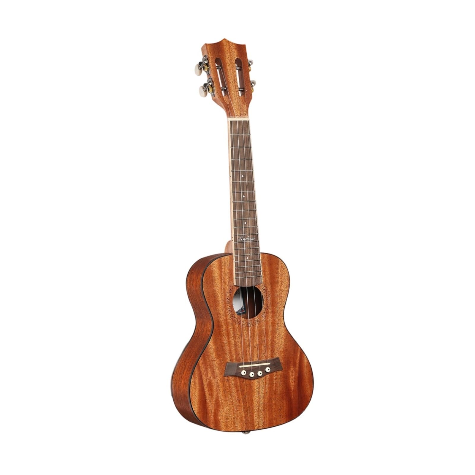 26 Calowy Zestaw Ukulele Z Litego Drewna Małym Instrumentem Gitarowym Czarnymi Krawędziami Początkujący Ukulele