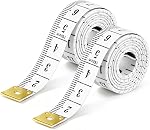 Body Measuring Tape, 2PCS Dual Sided Tape Measure for Body Measurement, Soft Flexible Measuring Tape for Fabric Tailor and Sewing, Weight Loss, Waist Measuring Tape, 60in/150cm
