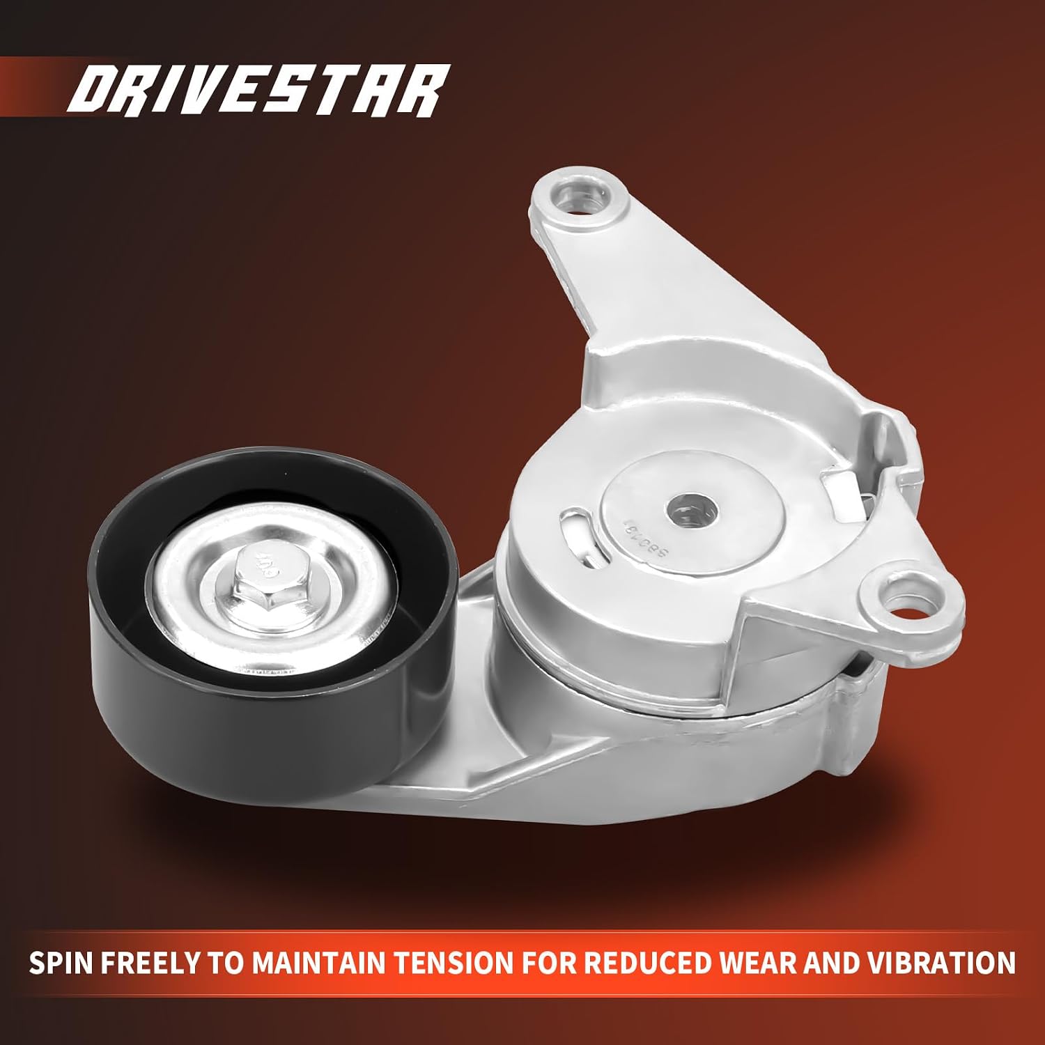 Belt Tensioner Pulley Assembly Compatible for 2010-2015 Chevrolet Camaro Equinox Caprice 2012-2020 Impala 2008-12 Malibu 2007-16 GMC Acadia 2007-09 Pontiac 3.6L V6 38397 12626644