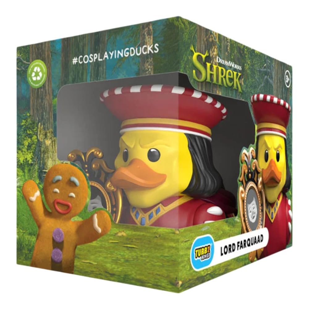 TUBBZ Boxed Edition: Shrek - Lord Farquaad Cosplaying Rubber Duck Vinyl Figure