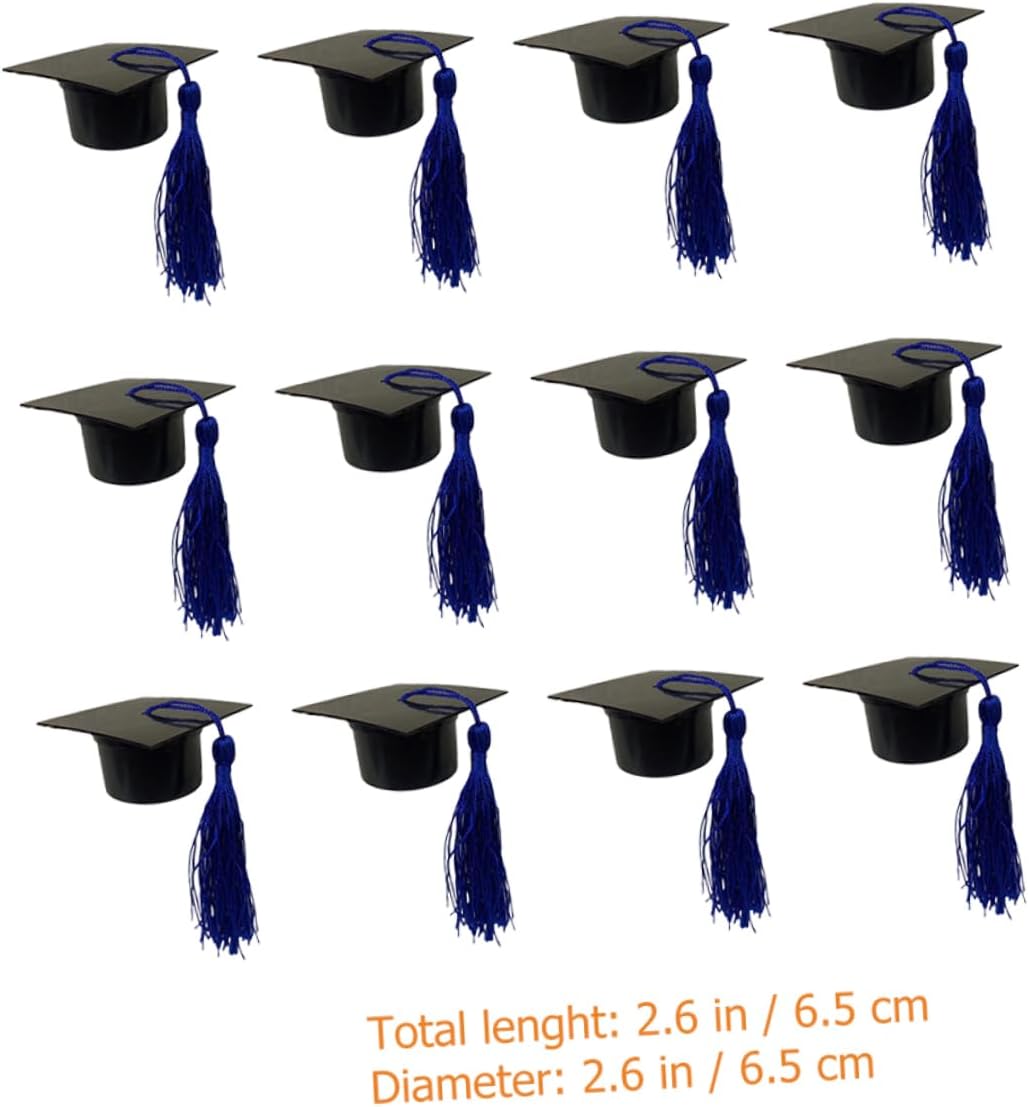 PRETYZOOM 36pcs Graduation Cap Candy Boxes Elegant Graduation Party Favors for Sweet Treats for Celebrations and Special Events