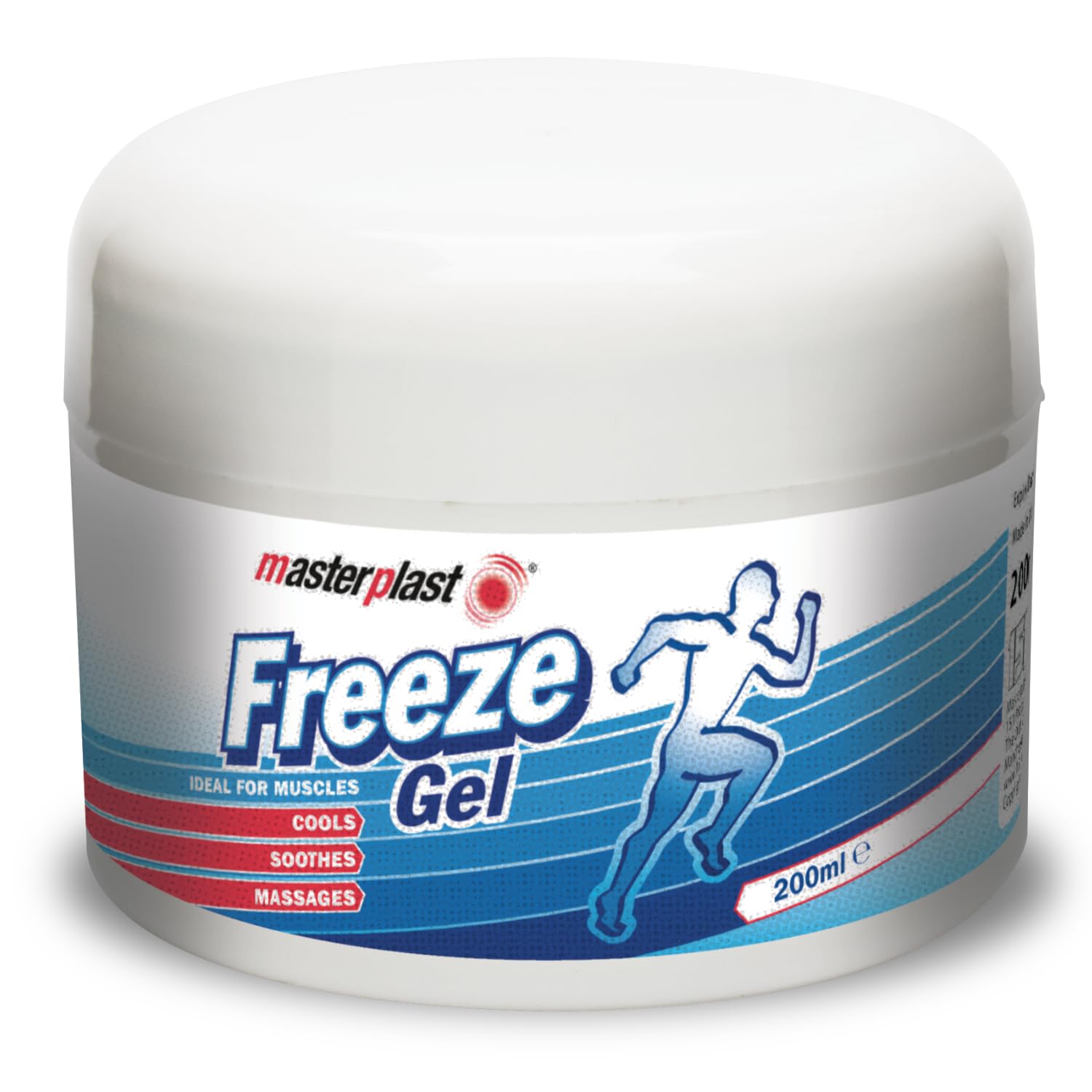 Freeze Gel | Ready to Use for Muscle Relief | Cooling & Soothing Massage Gel - Apply to Skin for Cold Therapy and Rapid Relief (200ml Tub)