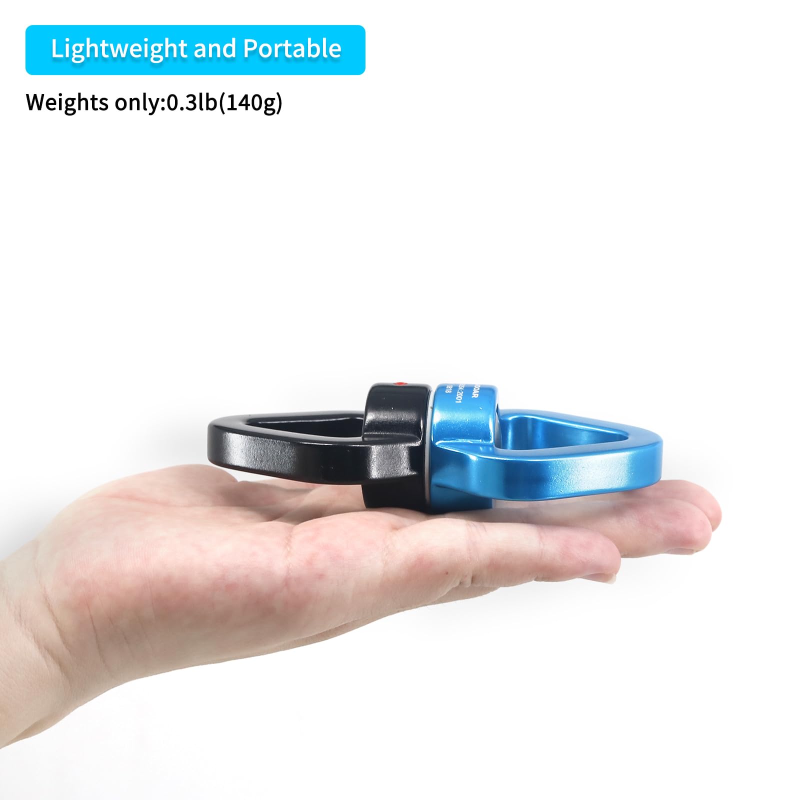NewDoar Swing Swivel, 30KN Rotator Swing Spinner Micro Swivel Device für Swing Aerial Dance/Yoga/Schaukel/hängende Hängematte/Klettern Baumpfleger