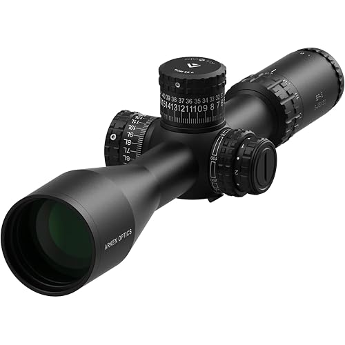 Arken Optics EP5 5-25x56 Rifle Scope, FFP First Focal Plane, VPR Illuminated Reticle, AZS Zero Stop, 34mm Tube