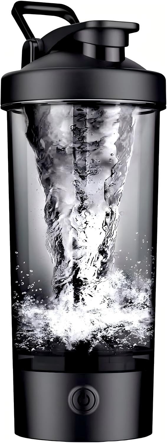 Shaker Bottle, Portable Clear Mixing Cup with Secure Lid for Protein Drinks, Coffee and Daily Hydration