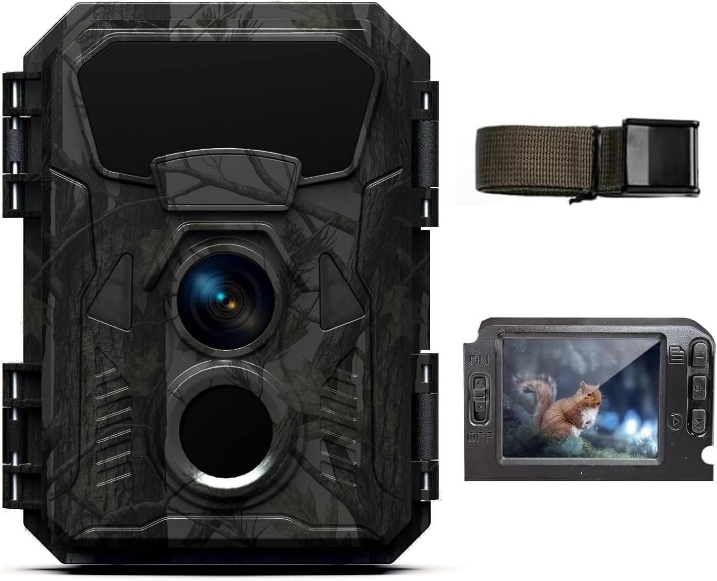 4K Trail Camera, Battery Operated, Ultra Mini Security Camera, 48 Million Pixels, Night Vision Camera, Motion Detection, Infrared Motion Sensor, Outdoor, Indoor Camera, Outdoor Surveillance, IP66 Waterproof and Dustproof, 120° Detection Range, High Speed Trigger Speed TC33 (1)