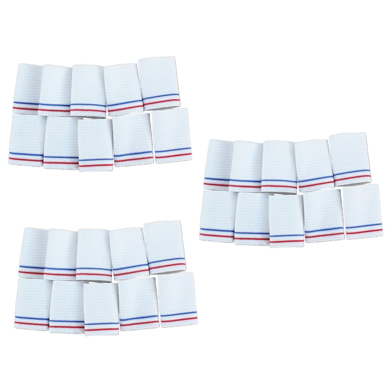 FOMIYES 3sets Protective Finger Covers White Nylon Sport Finger Sleeves Protectors for Basketball Volleyball Baseball Athlete Tape Sports Braces 20pcs*3