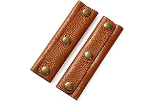 Genuine Leather Handbag Handle Wrap Cover Luggage Bag Protector