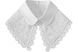 Retro Hollow Out Lace Floral False Collar