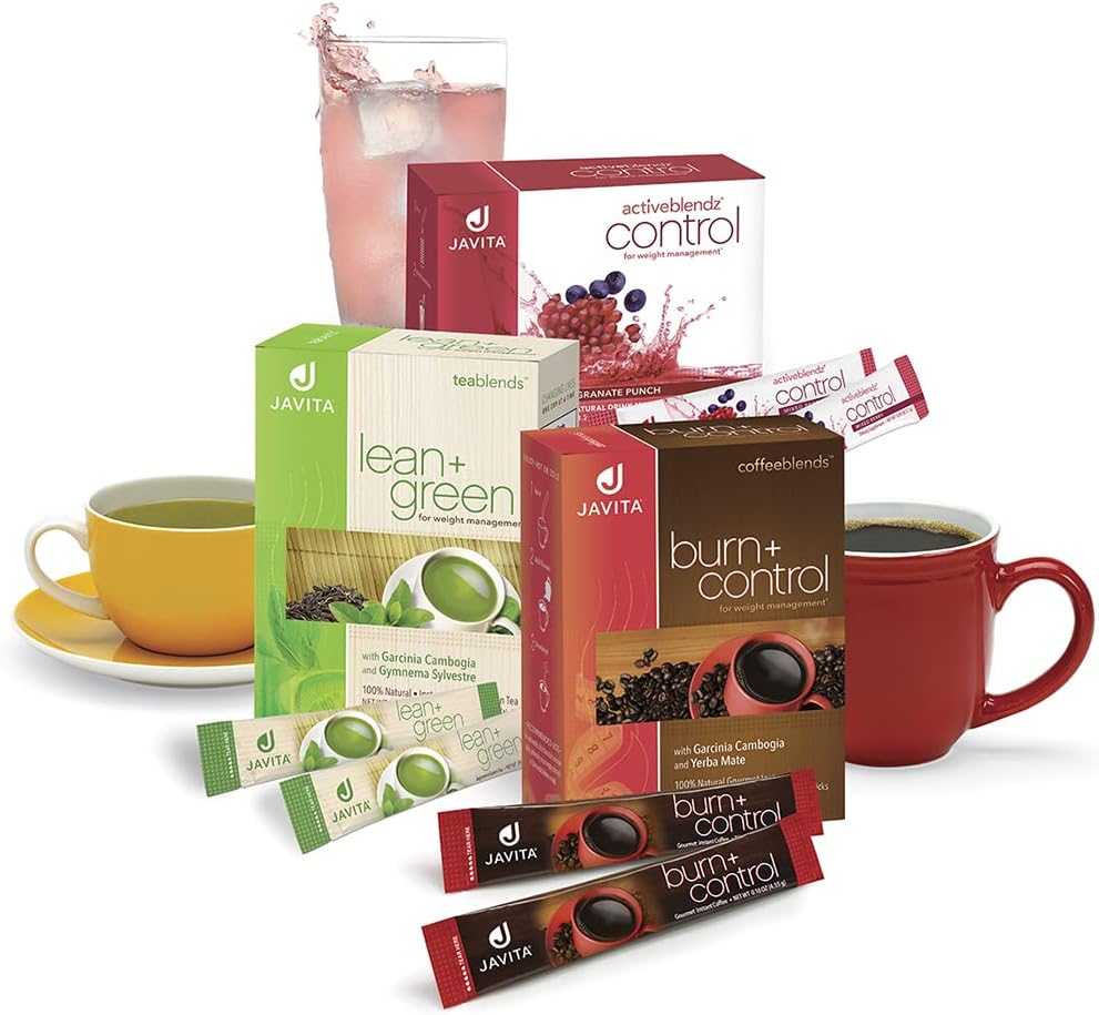 Javita Weight Mgmnt Pack Burn + Control Coffee, Lean