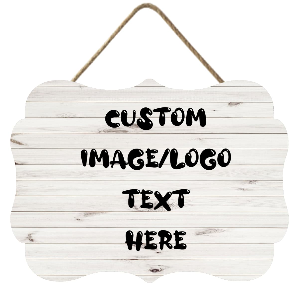 Personalized Wood Board Hanging Door Sign Custom Any Design Welcome Sign Wall Plaque for Porch,Wall,House,Garden,Yard,Home,Farmhouse,Decor Hanging