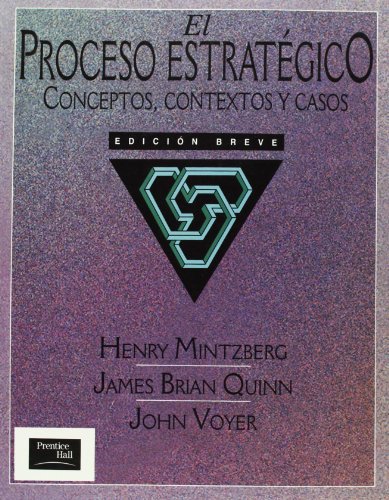 Proceso Estrategico, El - Conceptos, Contextos ... [Spanish] 9688808296 Book Cover