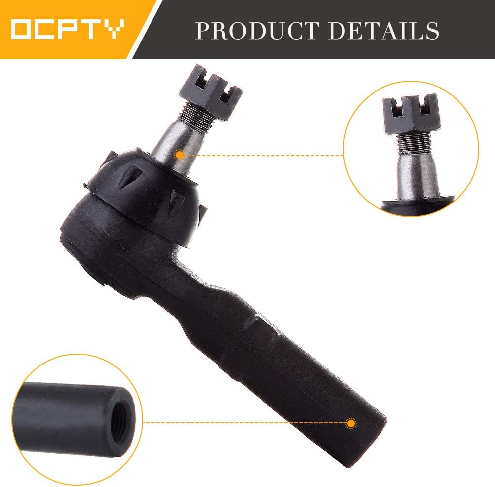 OCPTY - New 2-Piece fit for 1997-1999 for Dodge Dakota for Durango -2 Front Outer Tie Rod End Driver Passenger Side