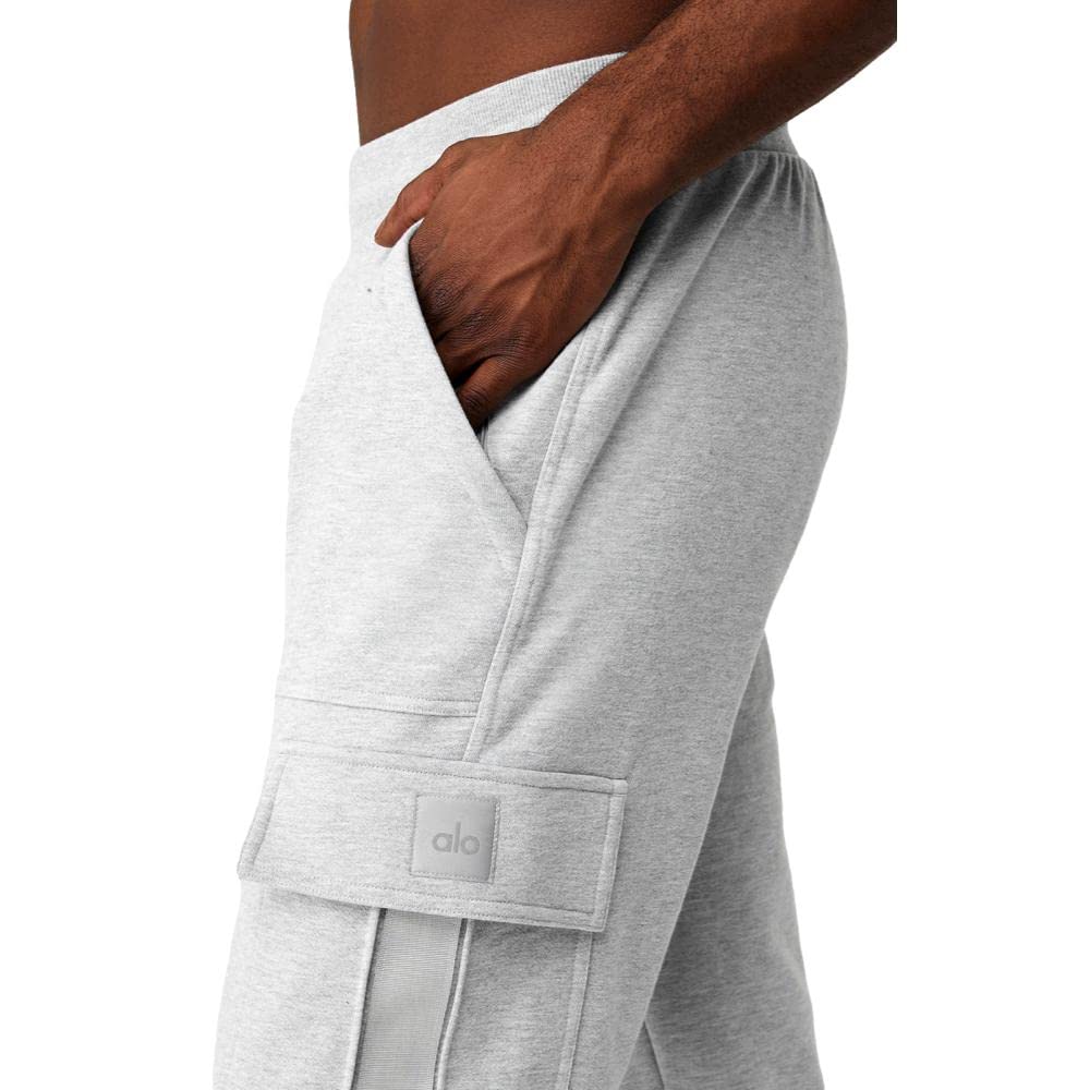 alo グレー カジュアルパンツ M Amazon | Alo メンズ ハイライン カーゴ スウェットパンツ