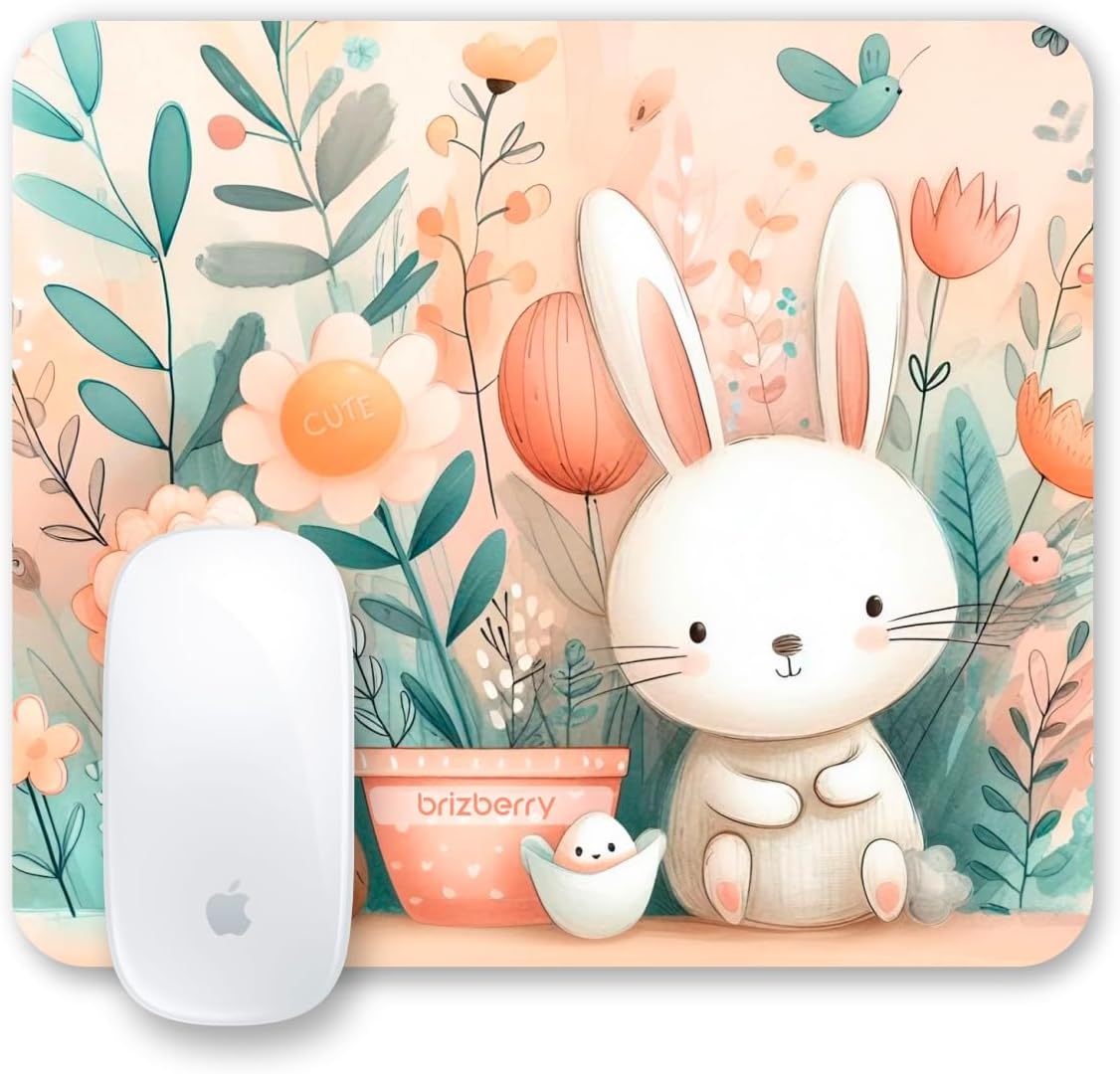 ARTBRIZ Brizberry Mouse Pad, Large Printed Premium Textured Waterproof Anti Skid Rubber Base for Desktop Laptop Gaming Professional 240X210X3mm [20% Larger] (118S - Pack of 1)