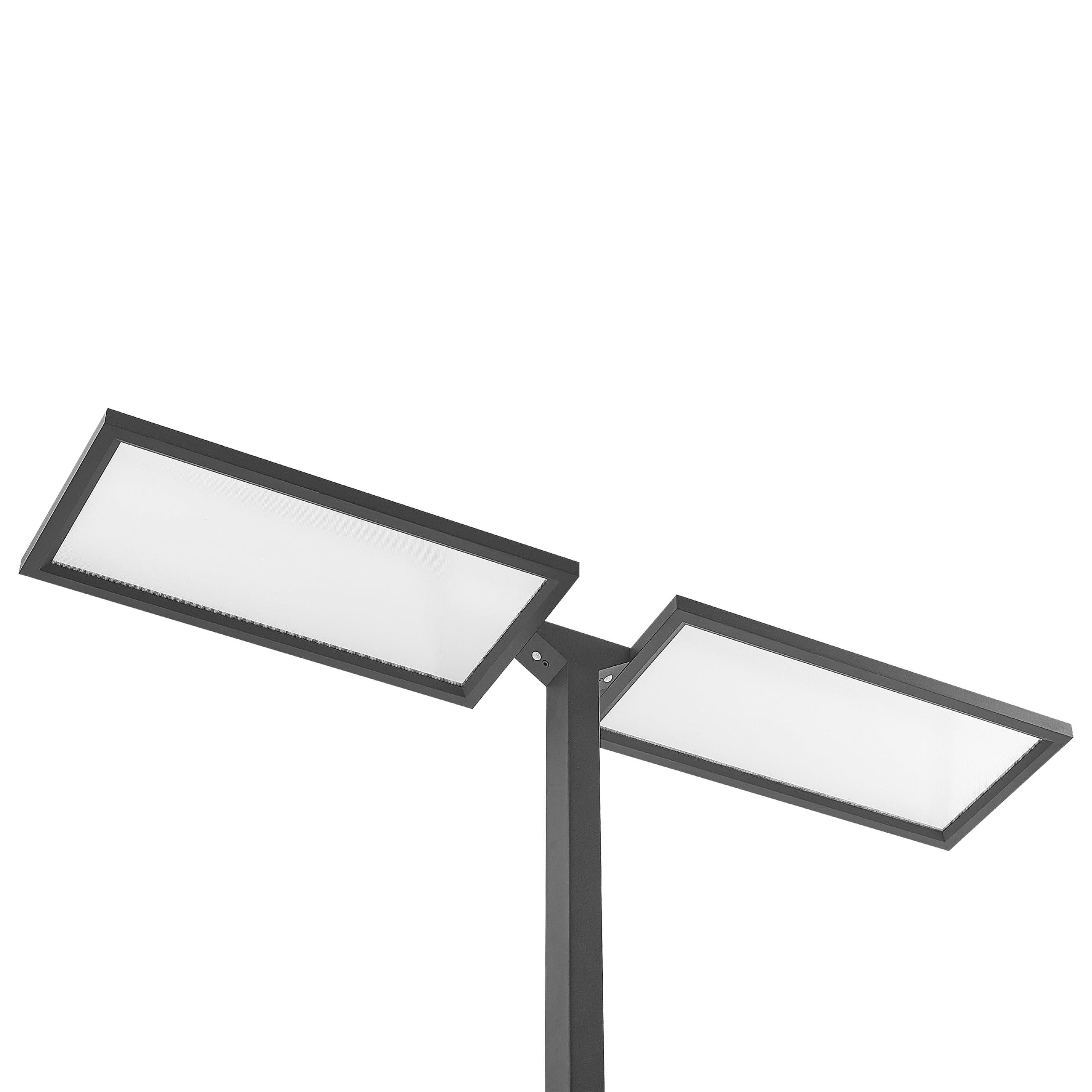 Beliani LED-Stehlampe Metall schwarz mit Bewegungsmelder Touch-Funktion dimmbar Sculptor