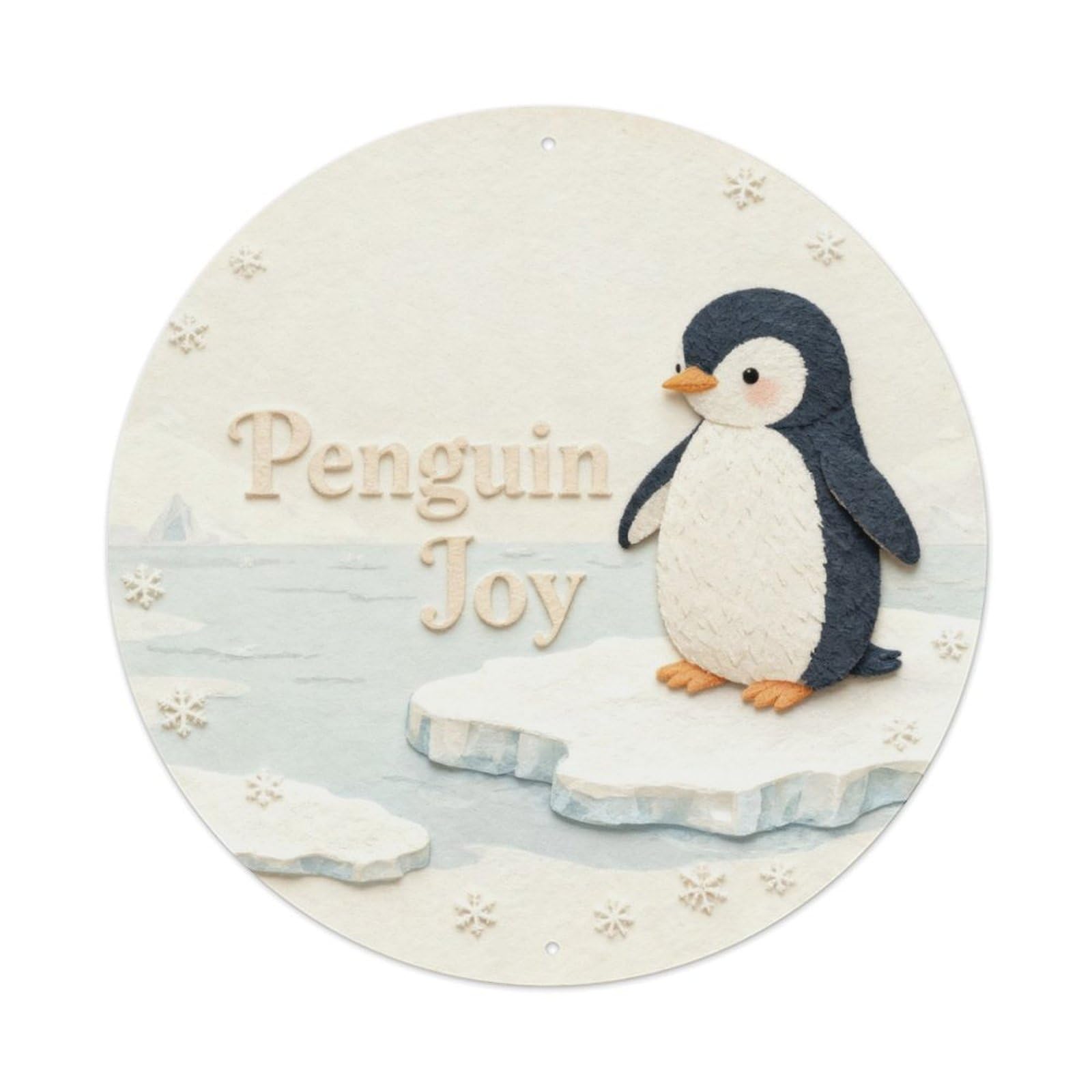 Penguin Joy Metal Tin Sign Plaque