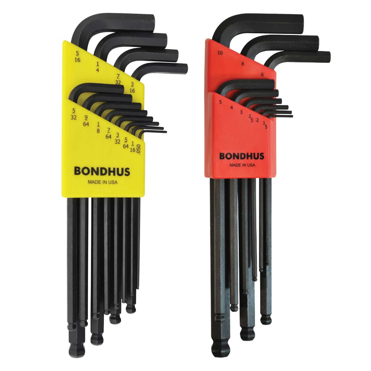 Bondhus Paquete doble BLX9mm y BLX12 Juego de llaves en L - 20196