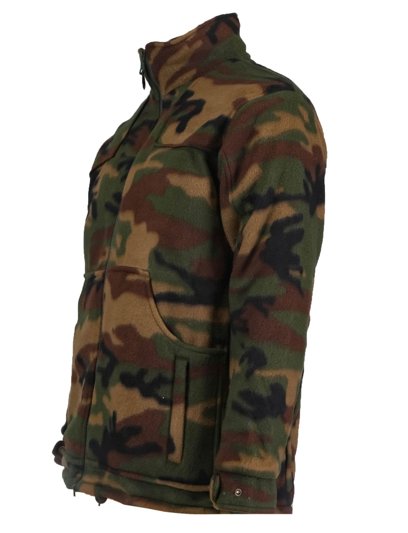 fratelliditalia.org Maglione Pile Zip Montagna Giacca Tasche Neve Caccia Cacciatore