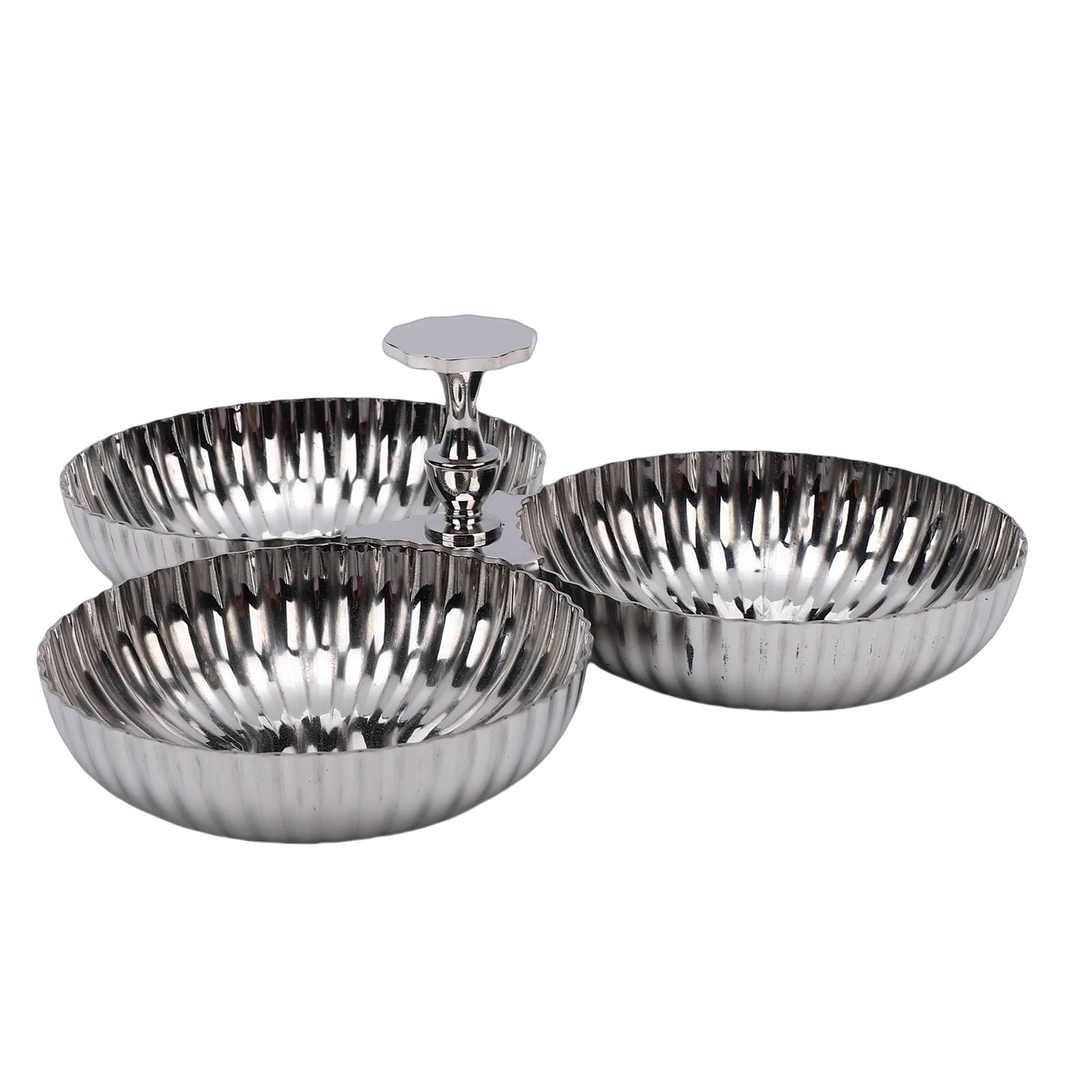 CHICIRIS Piatto da Servizio in Acciaio Inossidabile 304, Diametro 10cm